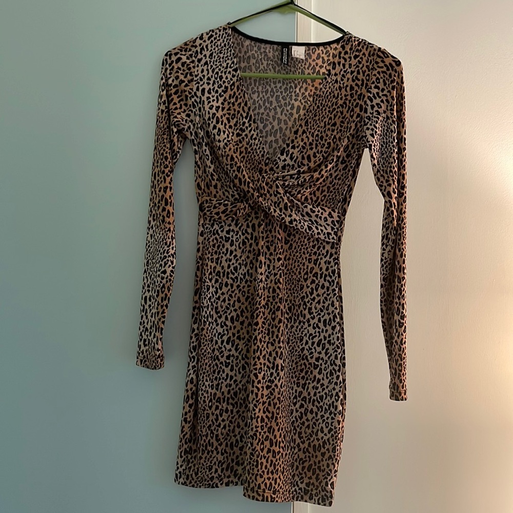 Cheetah print dress